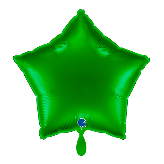 1 Balloon - Star - Green