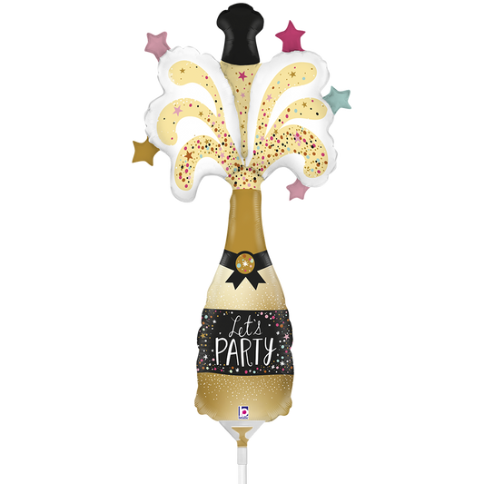 10 Miniballoons Airfilled - Party Champagne (Unverpackt)