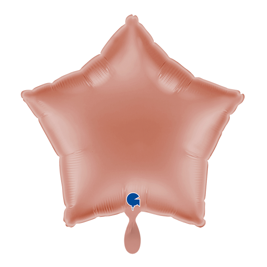1 Balloon - Star - Rose Gold