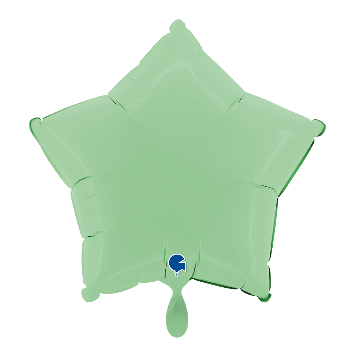 1 Balloon - Star - Matte Green