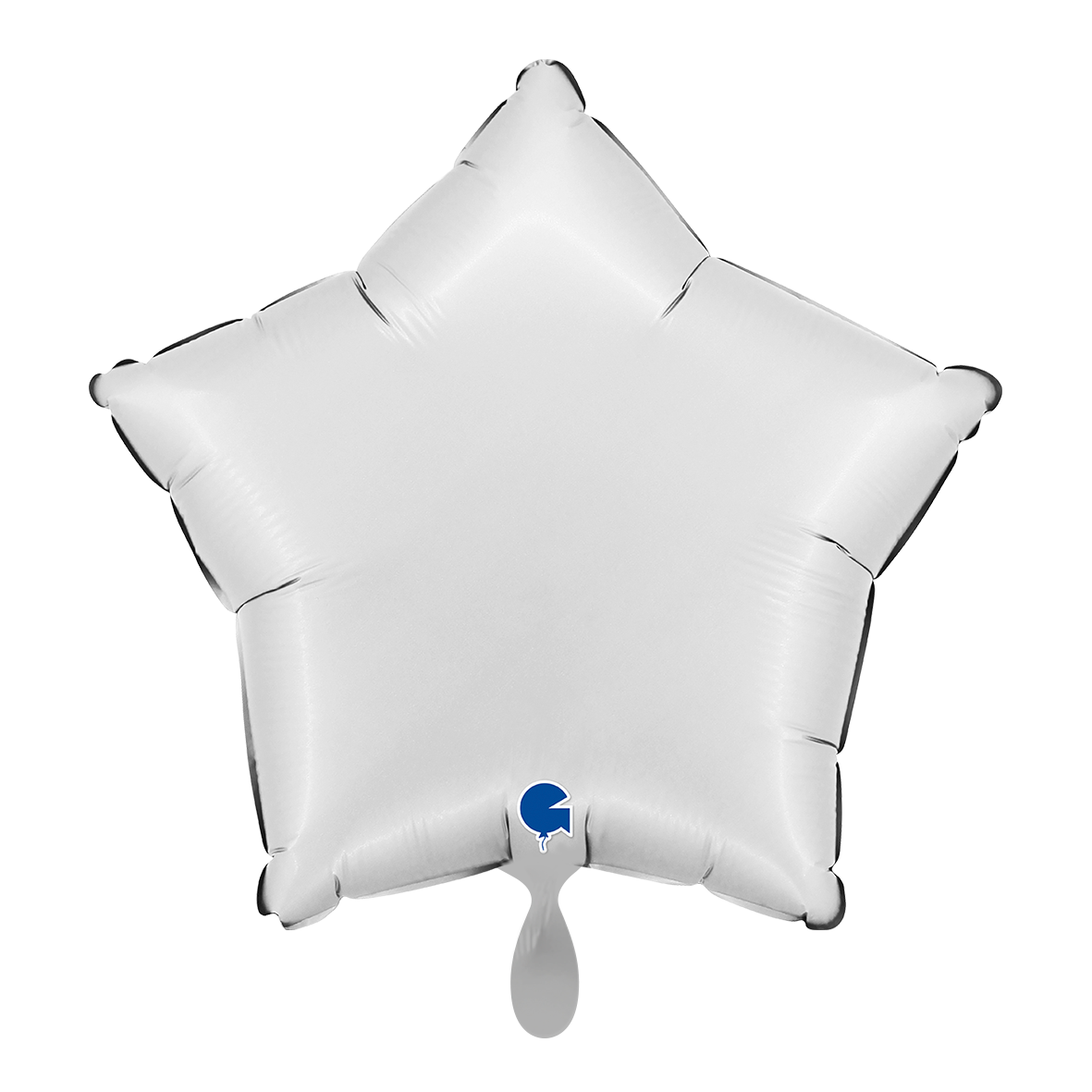 1 Balloon - Star - Satin White
