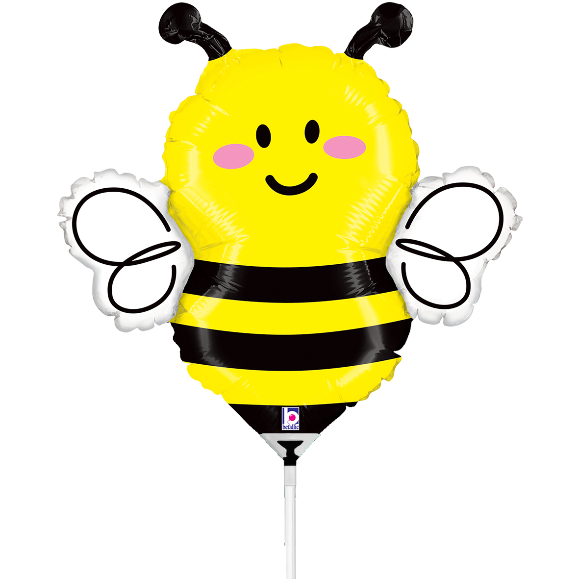 10 Miniballoons Airfilled - Bee (Unverpackt)