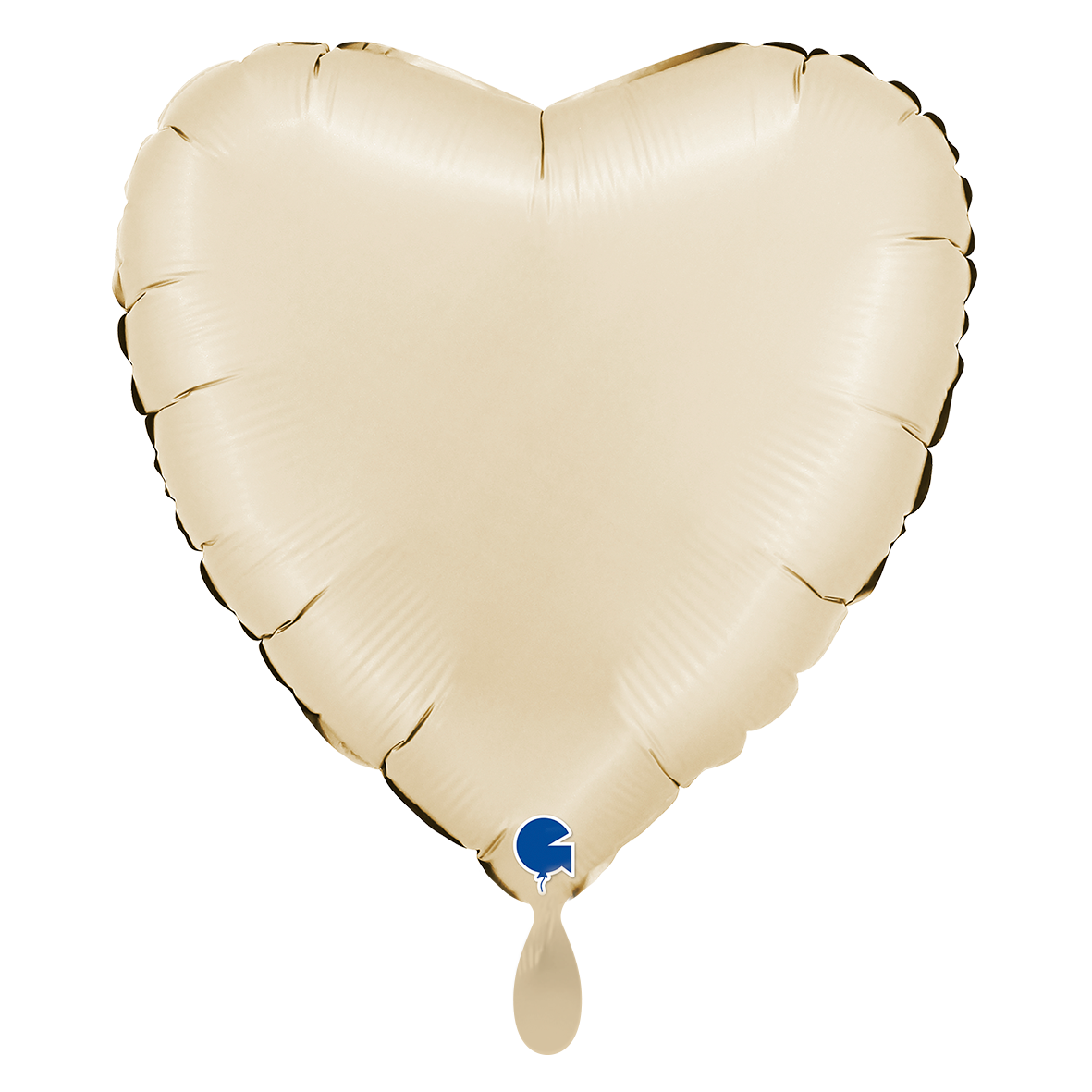1 Balloon XL - Heart - Satin Cream