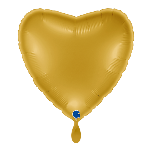 1 Balloon XL - Heart - Gold