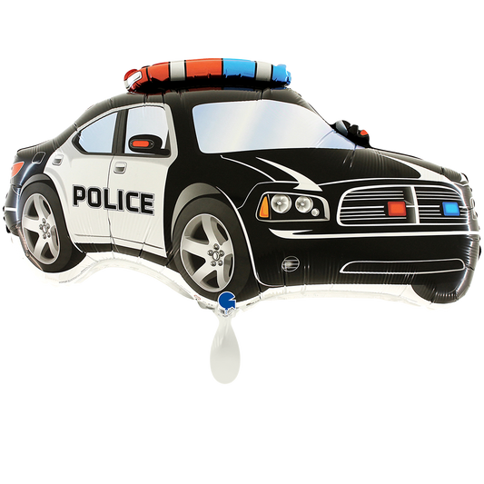 1 Balloon XXL - Police Car Black