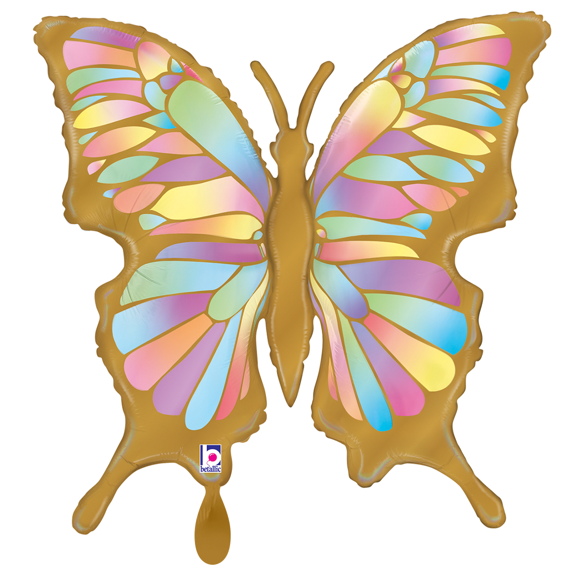 1 Balloon XXL - Opal Butterfly