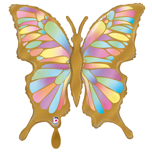 1 Balloon XXL - Opal Butterfly