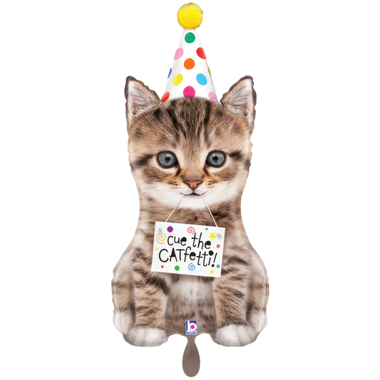1 Balloon XXL - Cue The Catfetti Cat
