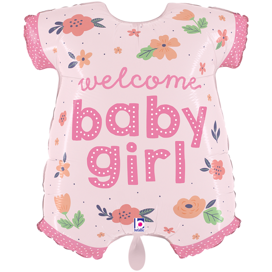 1 Balloon XXL - Baby Girl Onesie