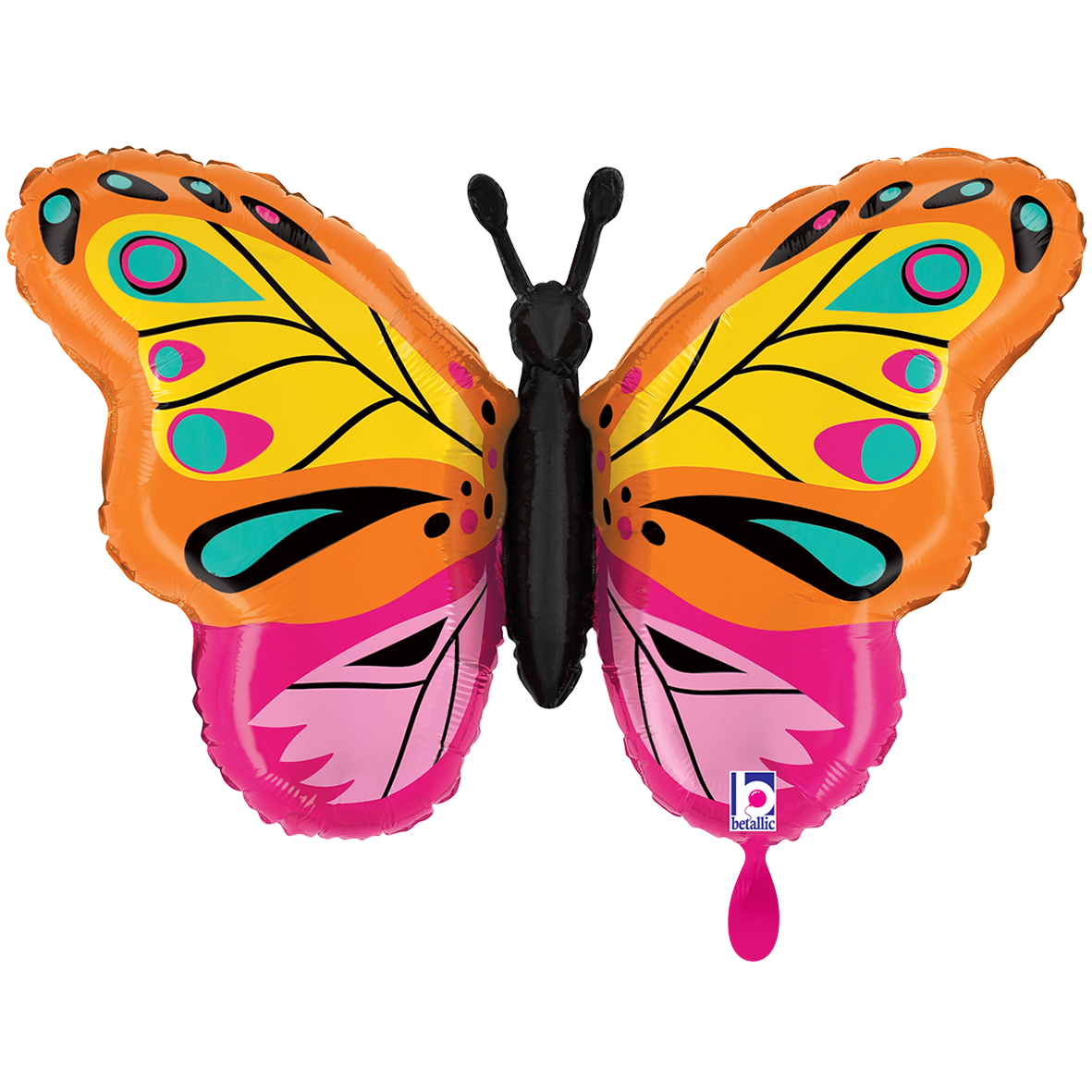 1 Balloon XXL - Colorful Butterfly