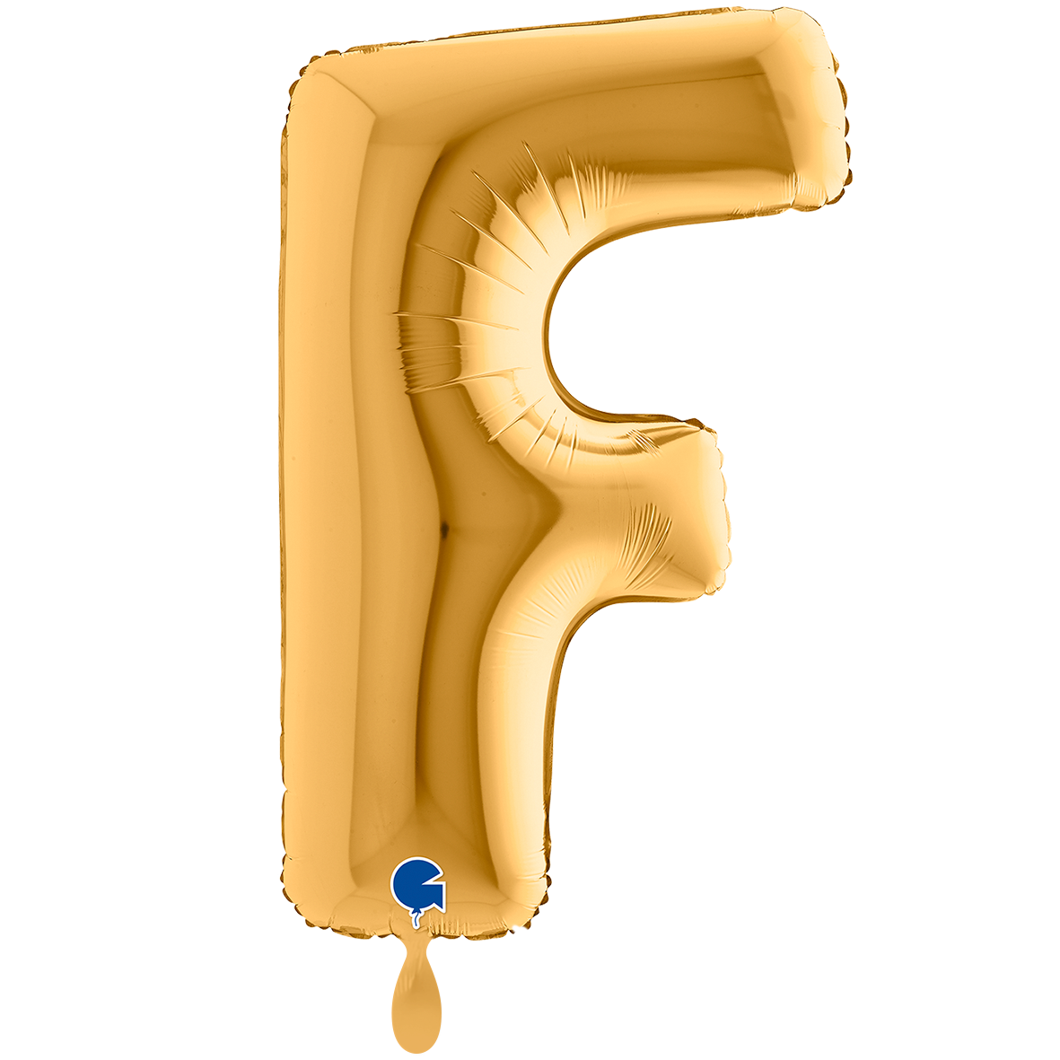 1 Balloon XXL - Letter F - Gold