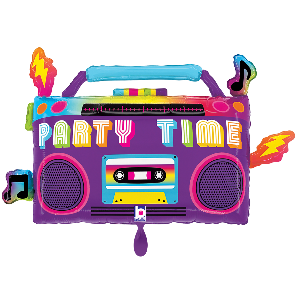 1 Balloon XXL - Party Time Boom Box