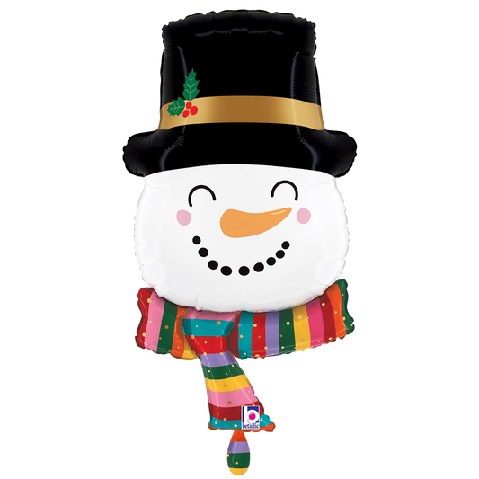 1 Balloon XXL - Joyful Snowman