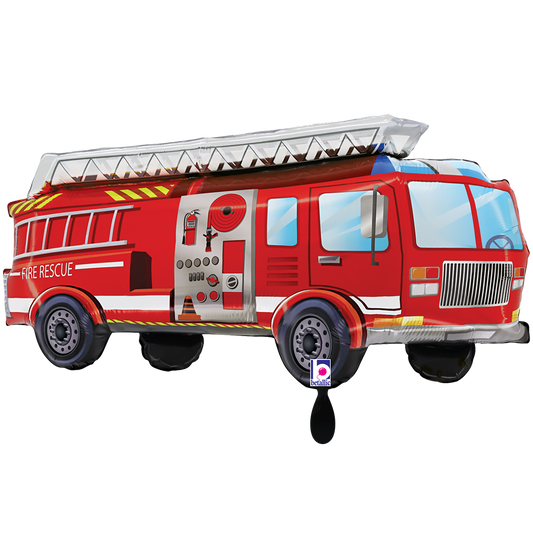 1 Balloon XXL - Red Firetruck