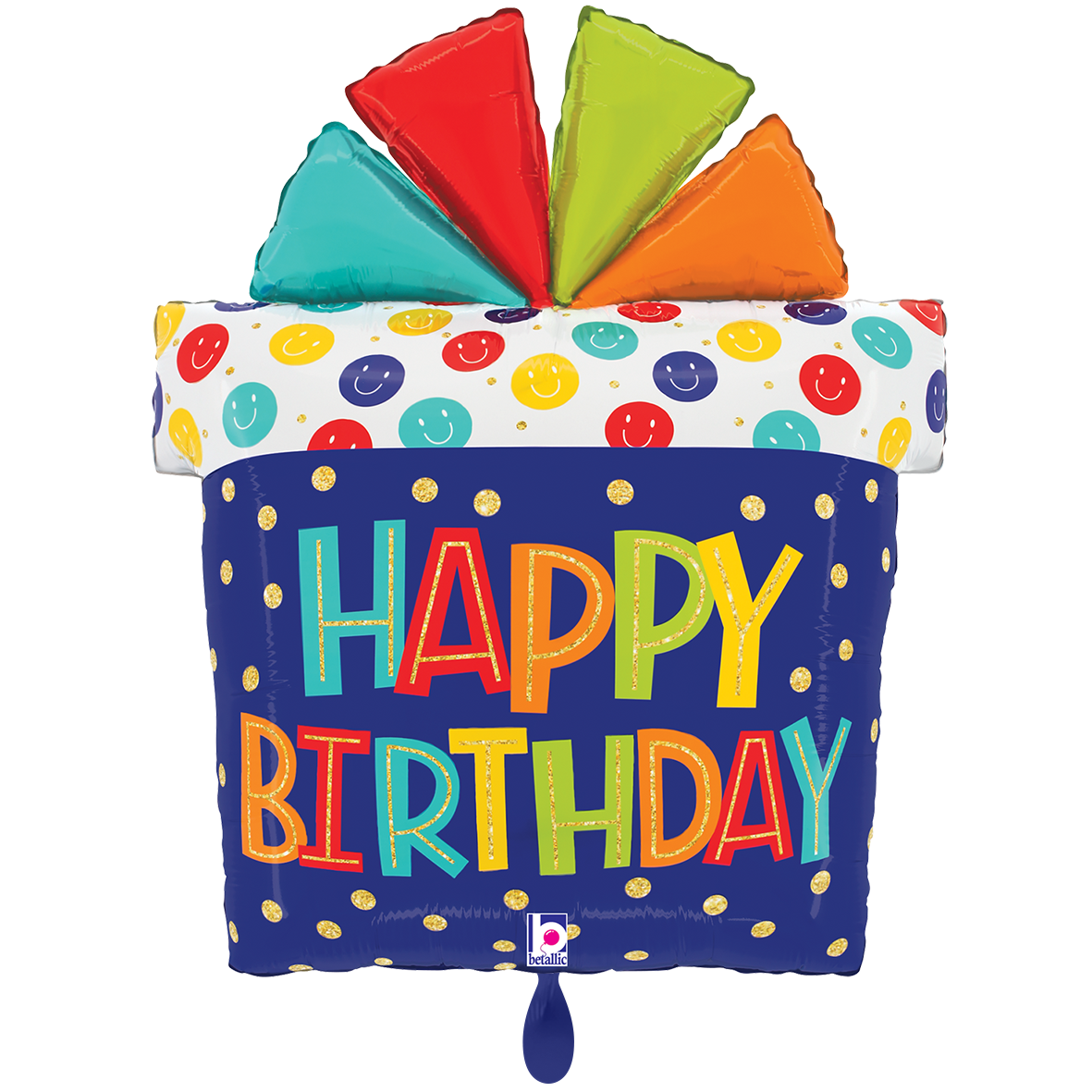 1 Balloon XXL - Birthday Gift Smiley Face