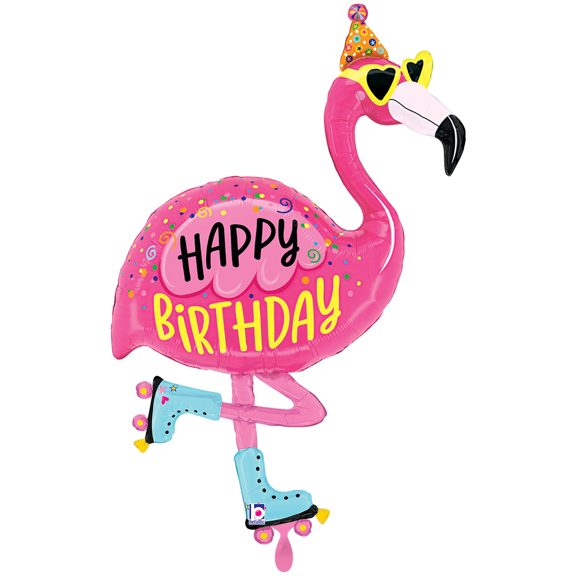 1 Balloon XXL - Flamingo Birthday