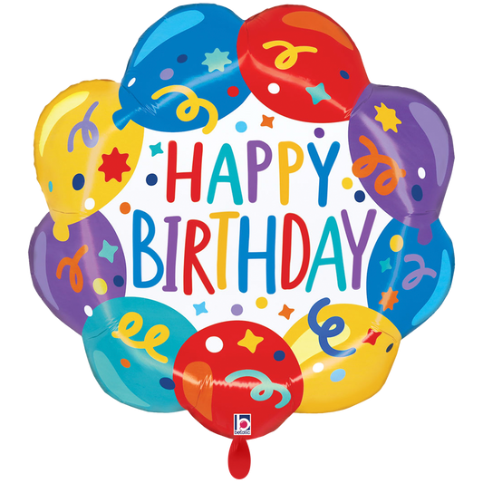 1 Balloon - Birthday Balloon Wreath