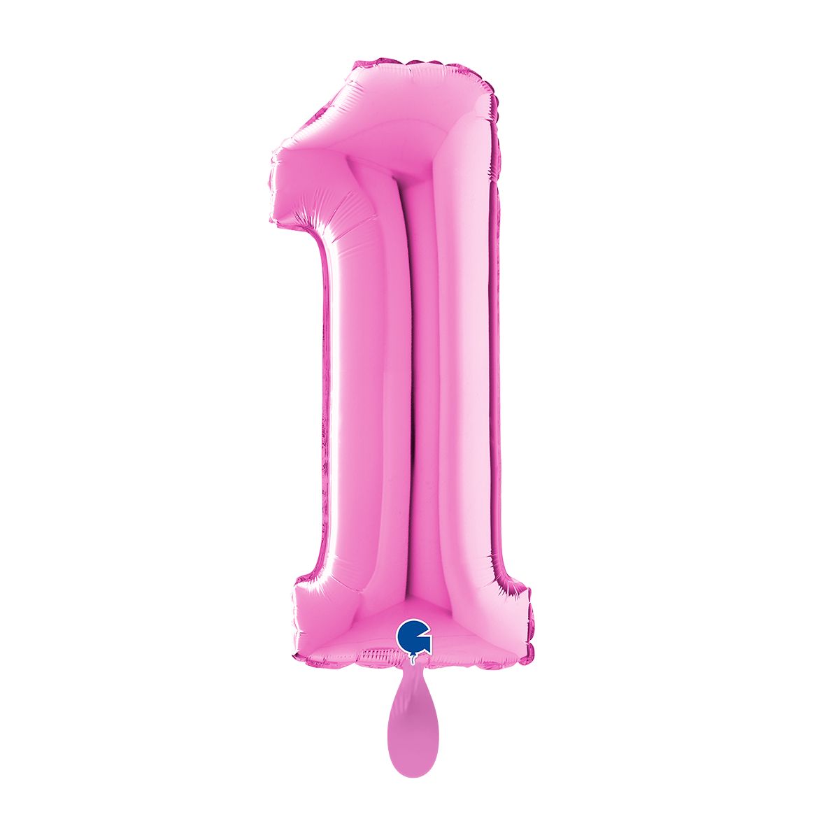 1 Balloon XL - Number 1 - Fuxia