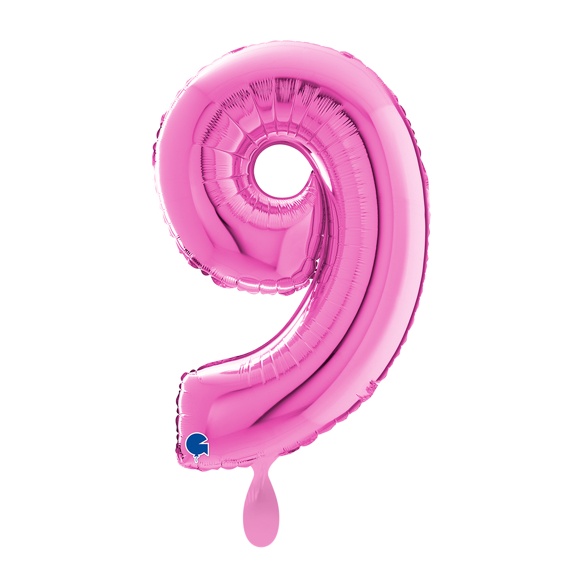 1 Balloon XL - Number 9 - Fuxia