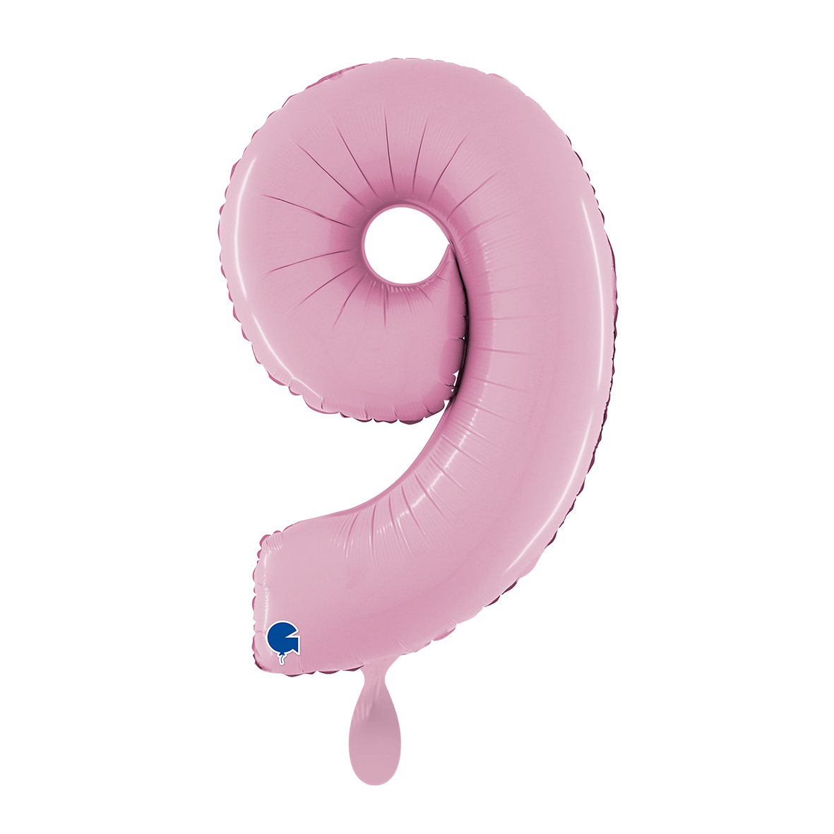 1 Balloon XL - Number 9 - Pastel Pink