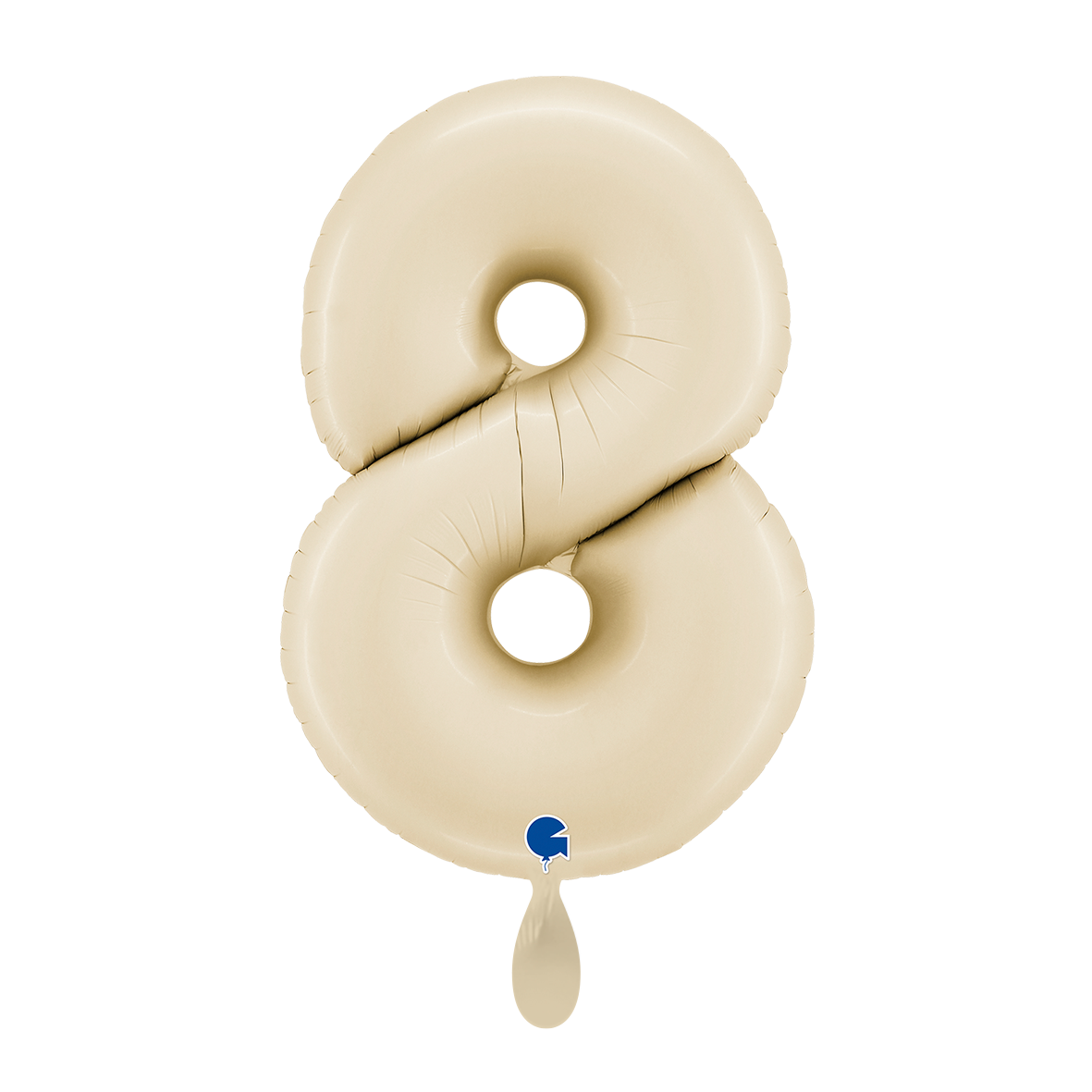 1 Balloon XL - Number 8 - Satin Cream
