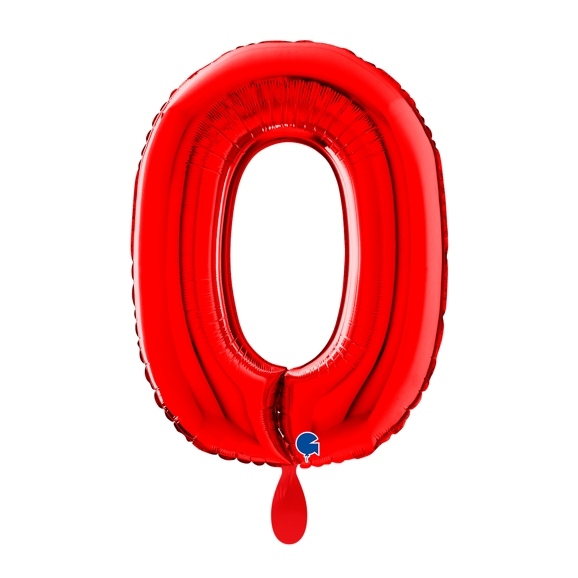 1 Balloon XL - Number 0 - Red