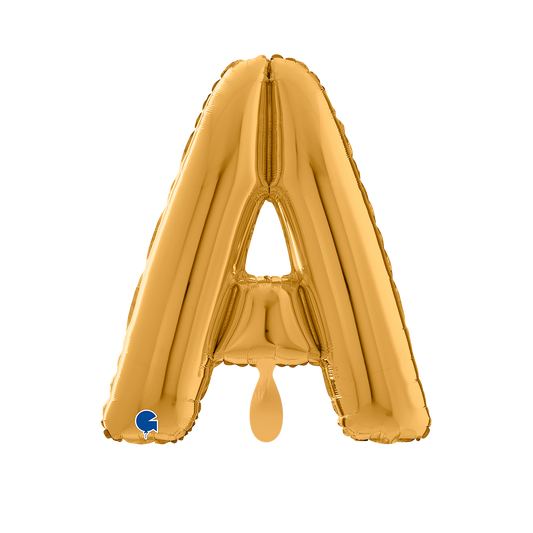 1 Balloon XL - Letter A - Gold