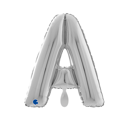 1 Balloon XL - Letter A - Silver
