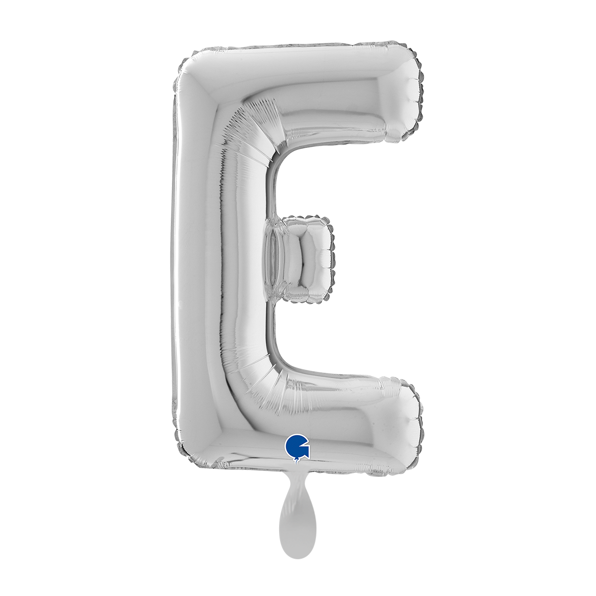 1 Balloon XL - Letter E - Silver