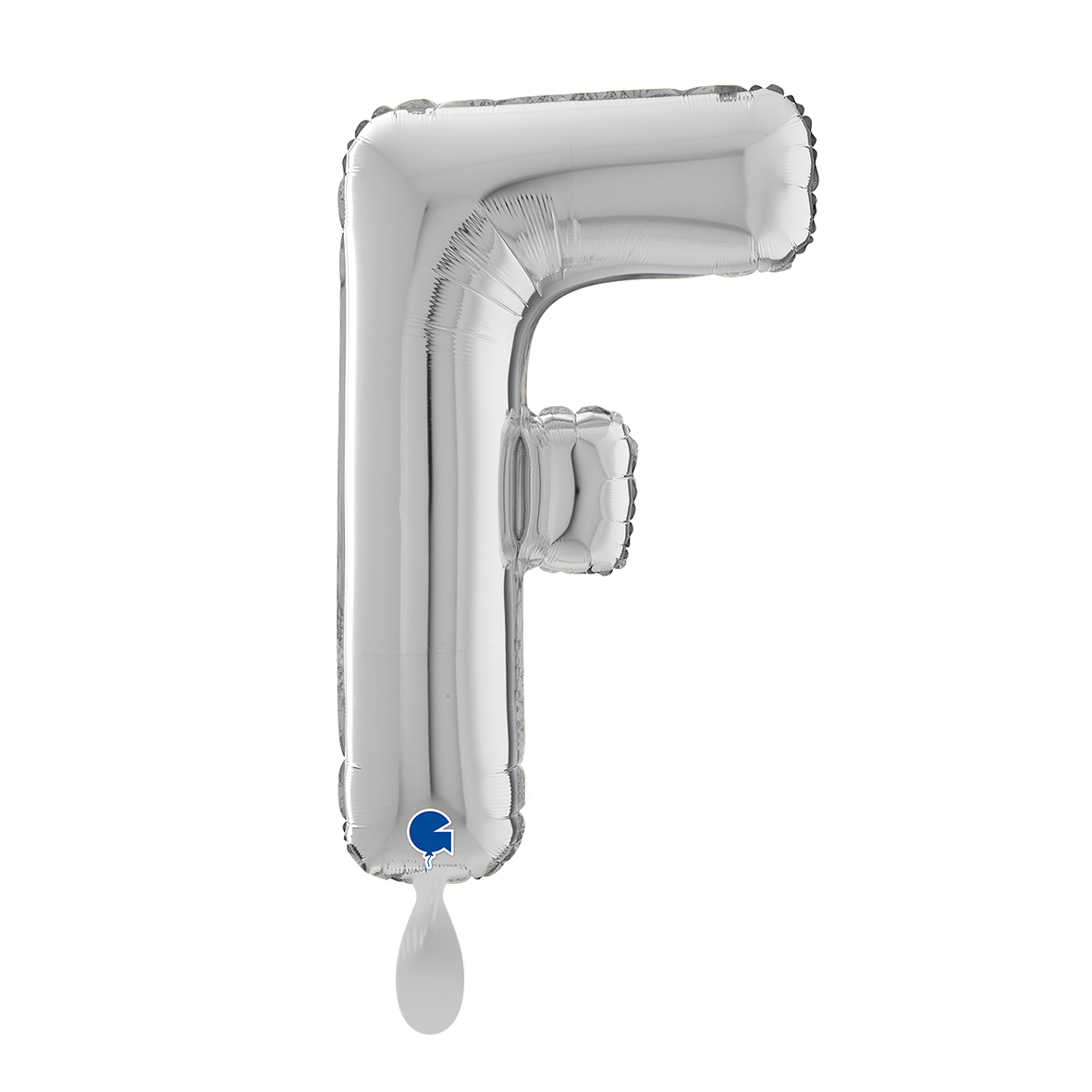 1 Balloon XL - Letter F - Silver