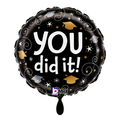 1 Balloon - Graduation Swirls