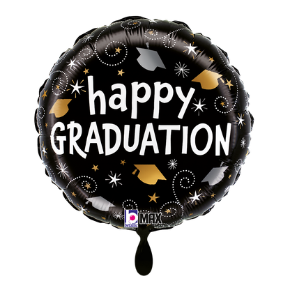 1 Balloon - Graduation Swirls