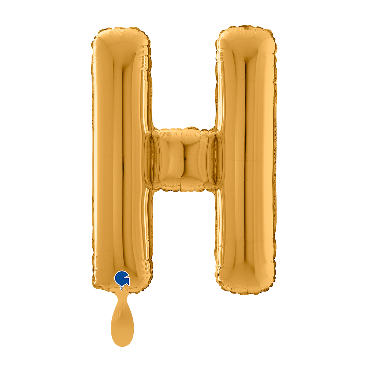 1 Balloon XL - Letter H - Gold