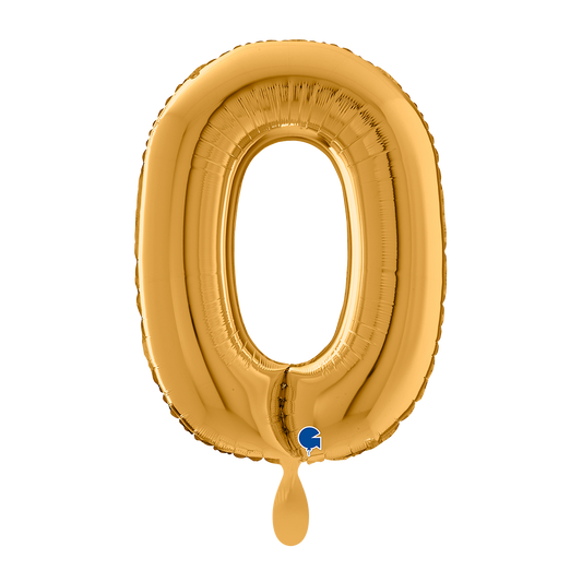 1 Balloon XL - Letter O - Gold