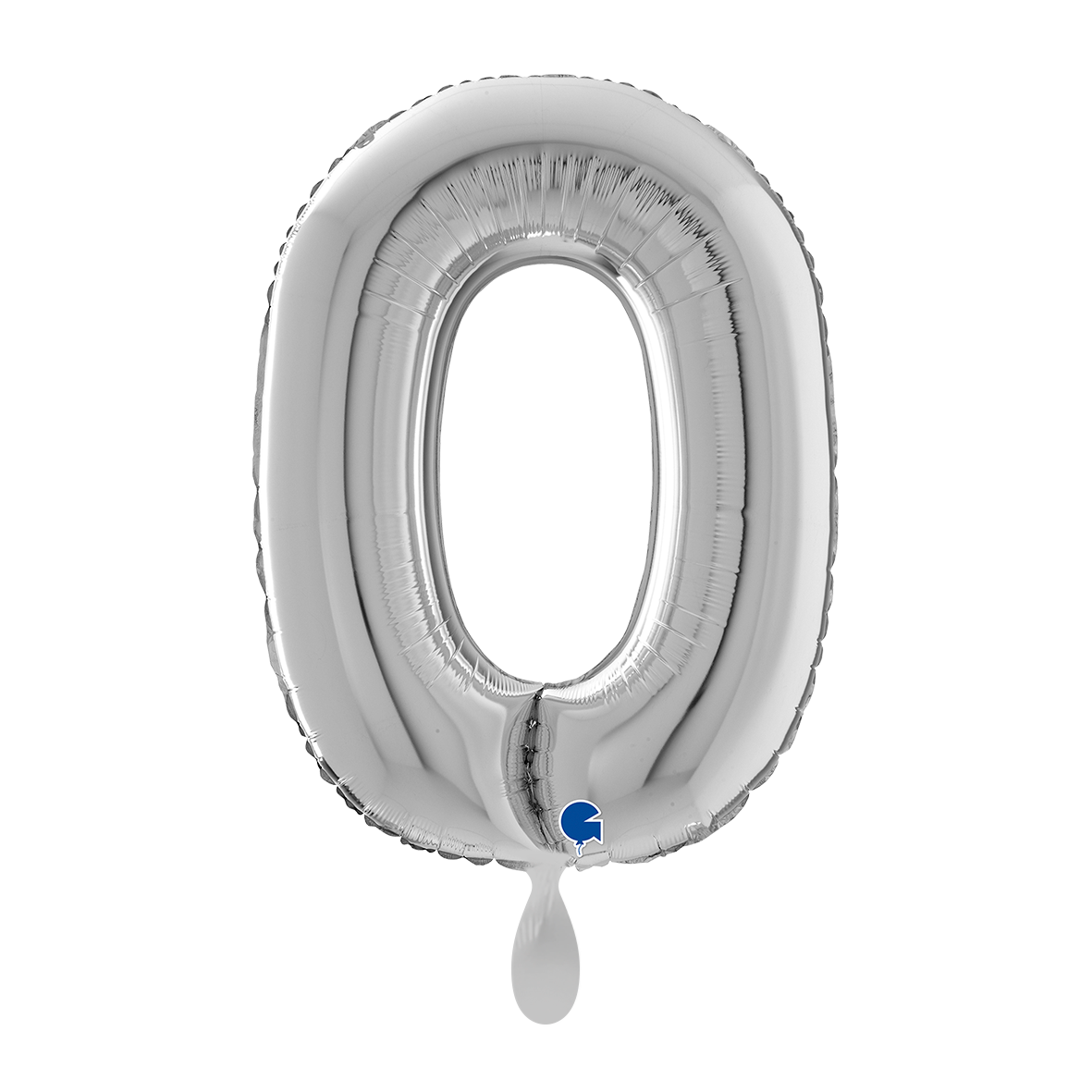 1 Balloon XL - Letter O - Silver