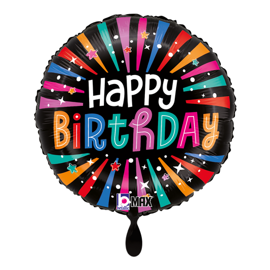 1 Balloon - Colorful Birthday Sparkle