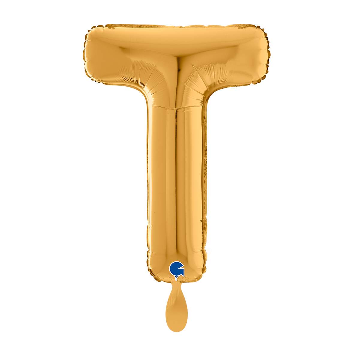 1 Balloon XL - Letter T - Gold