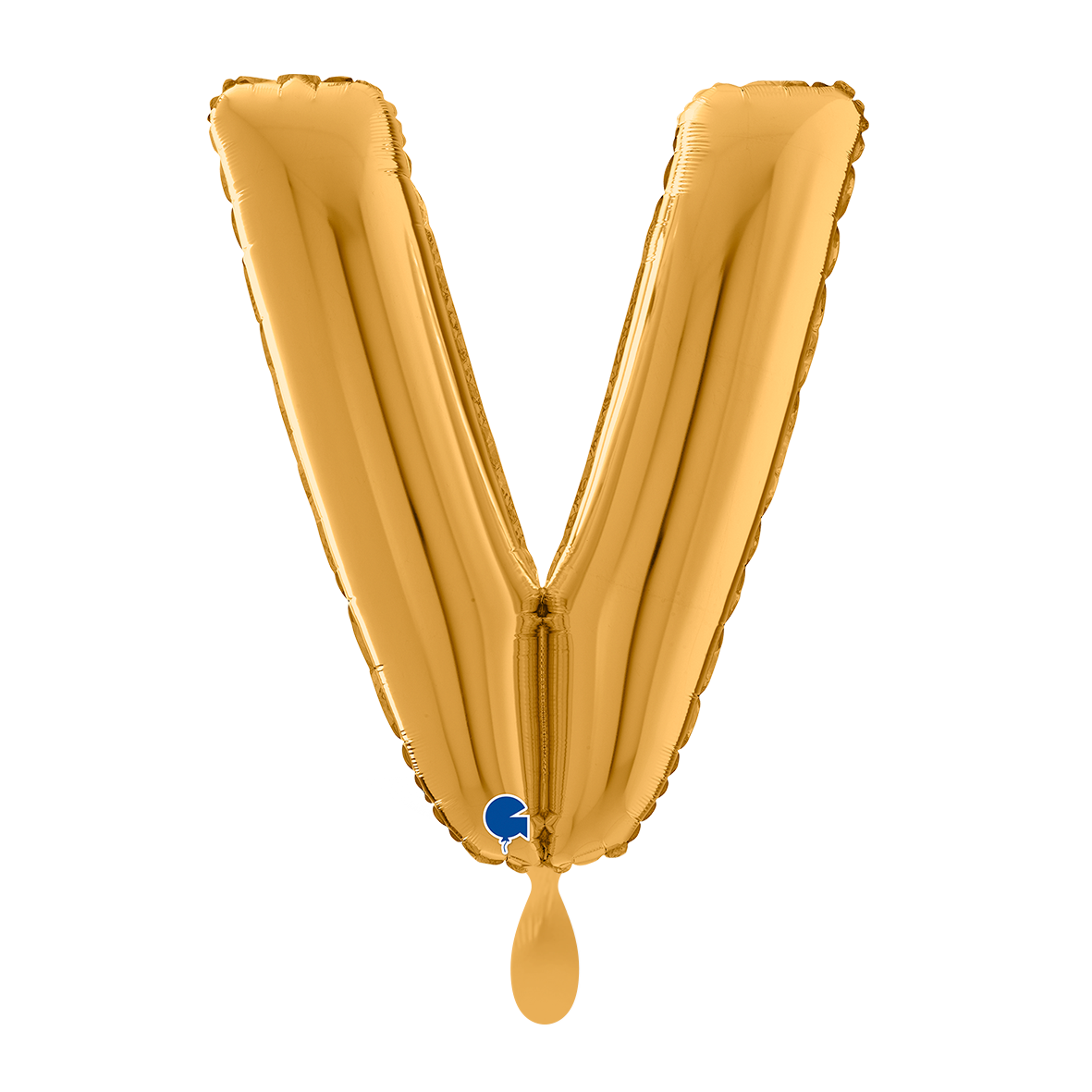1 Balloon XL - Letter V - Gold