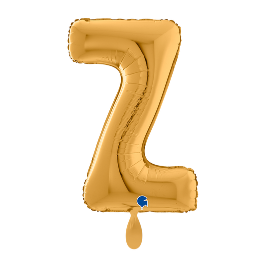 1 Balloon XL - Letter Z - Gold
