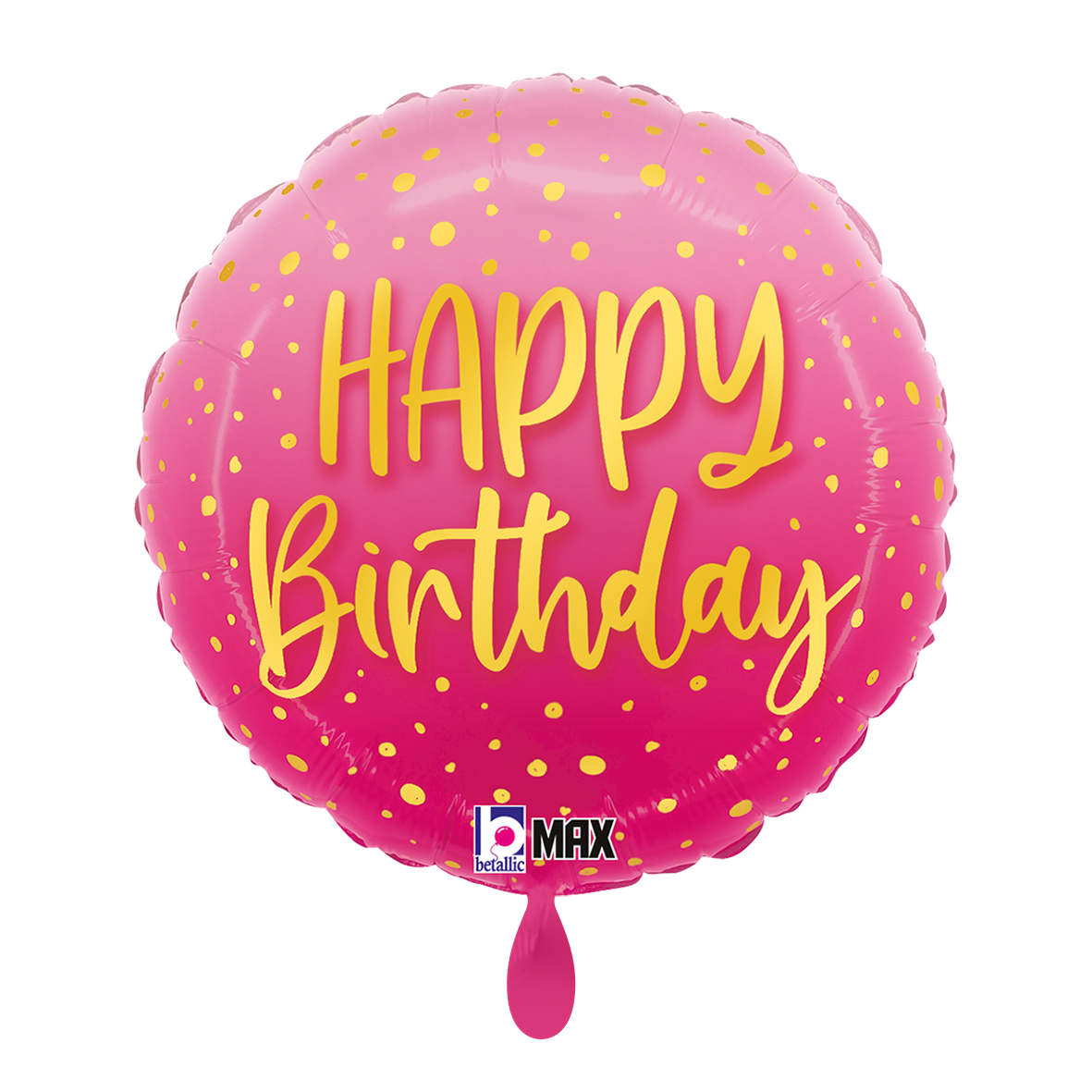 1 Balloon - Pink Happy B-Day