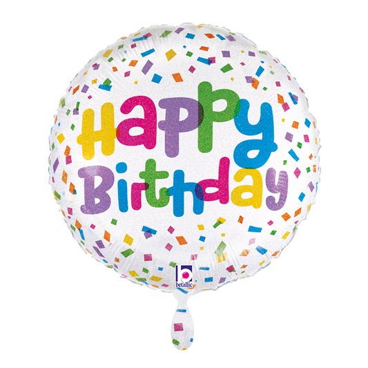 1 Balloon - Cue The Confetti Birthday