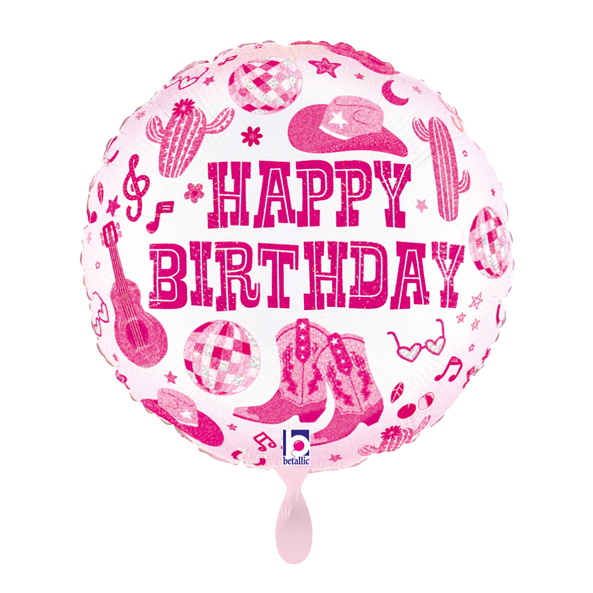 1 Balloon - Disco Cowgirl Birthday