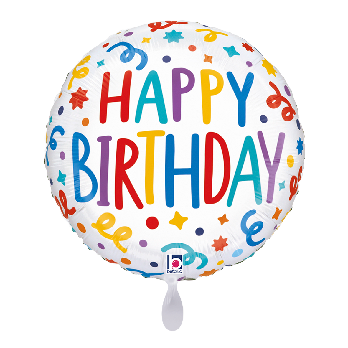 1 Balloon - Birthday Playful Streamers