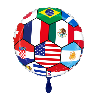 1 Balloon - Soccer Ball Nations