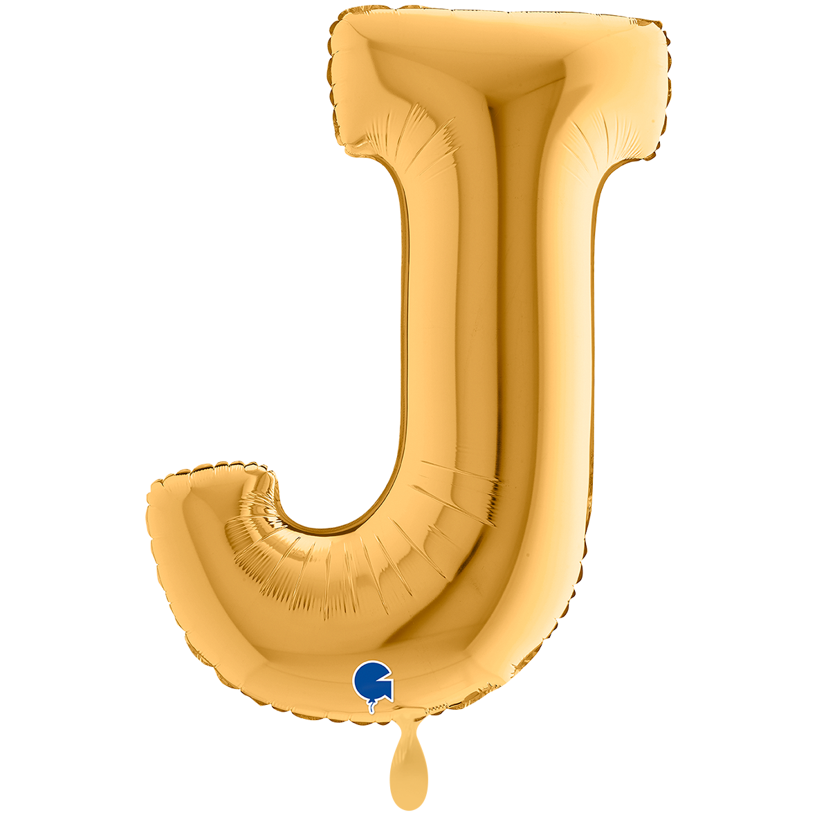 1 Balloon XXL - Letter J - Gold