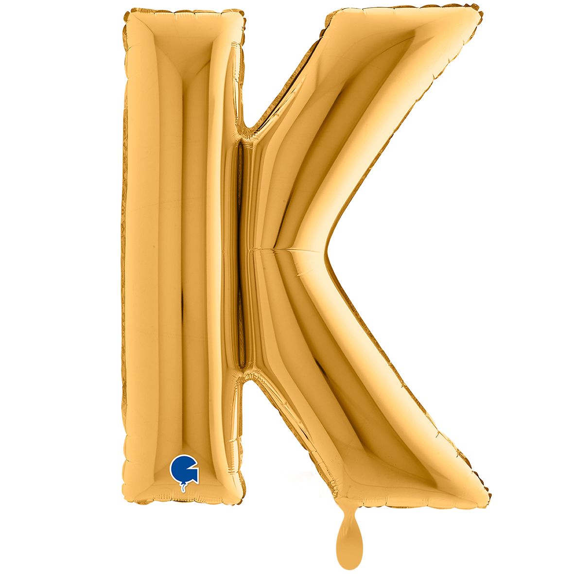 1 Balloon XXL - Letter K - Gold
