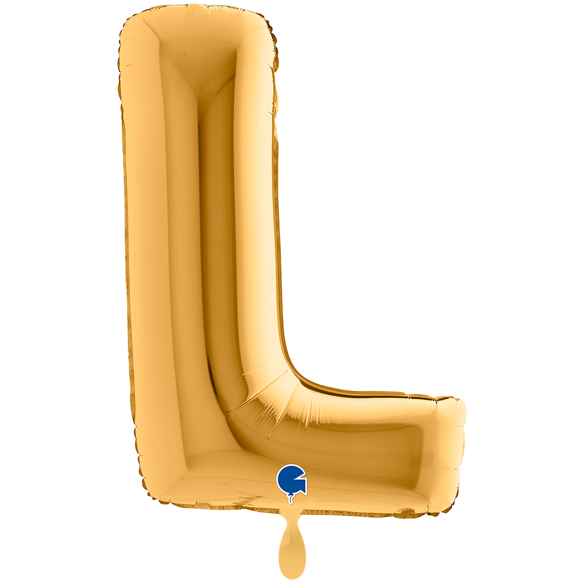1 Balloon XXL - Letter L - Gold