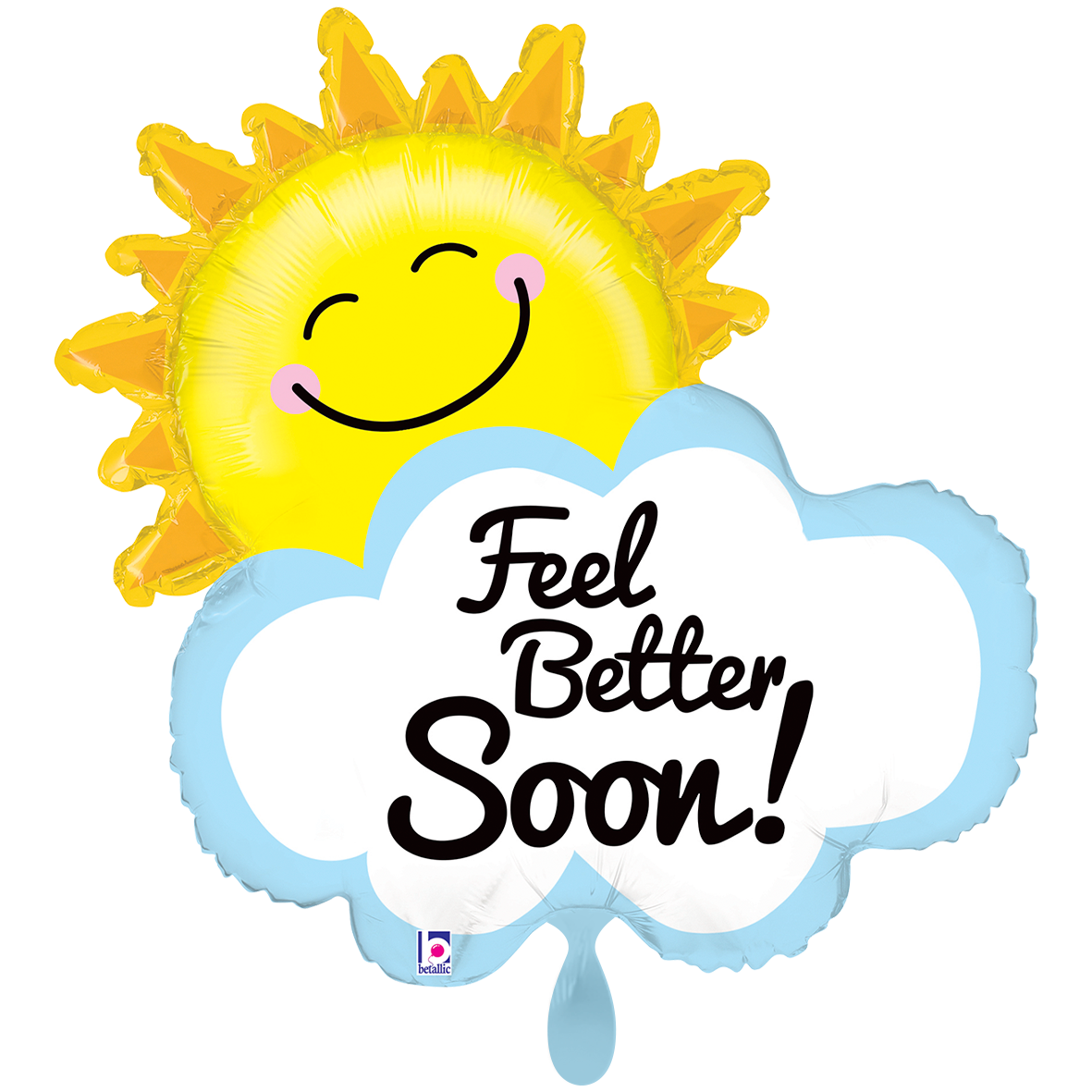 1 Balloon XXL - Feel Better Soon Sunshine