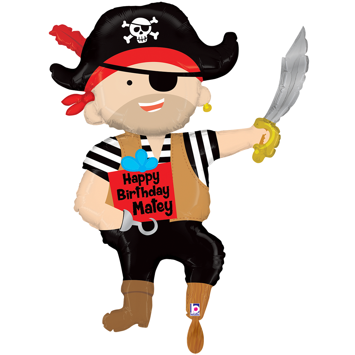 1 Balloon XXL - Pirate Birthday