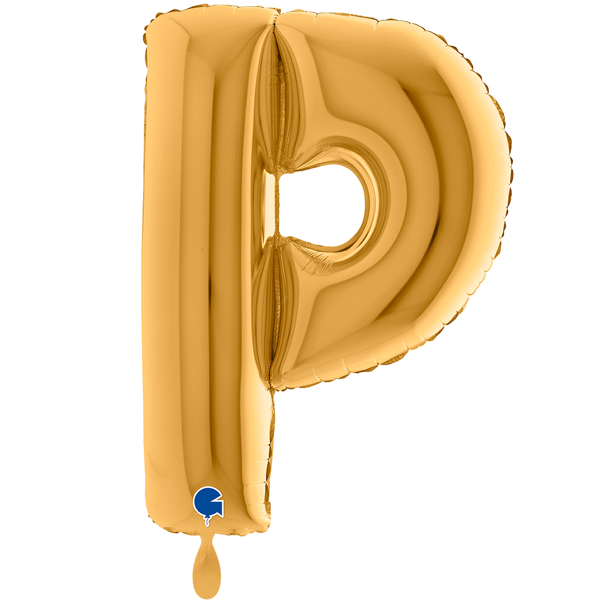 1 Balloon XXL - Letter P - Gold